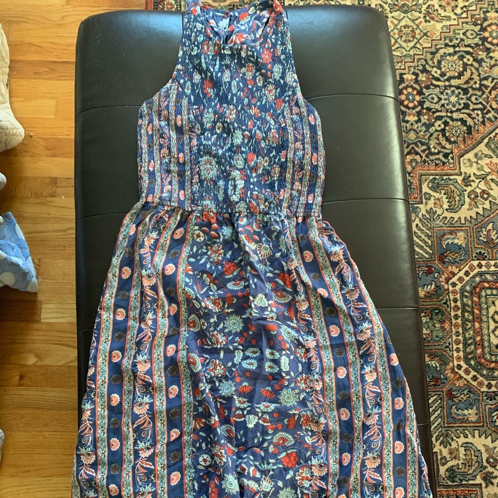 Multi-color Ankle Length Maxi Dress
